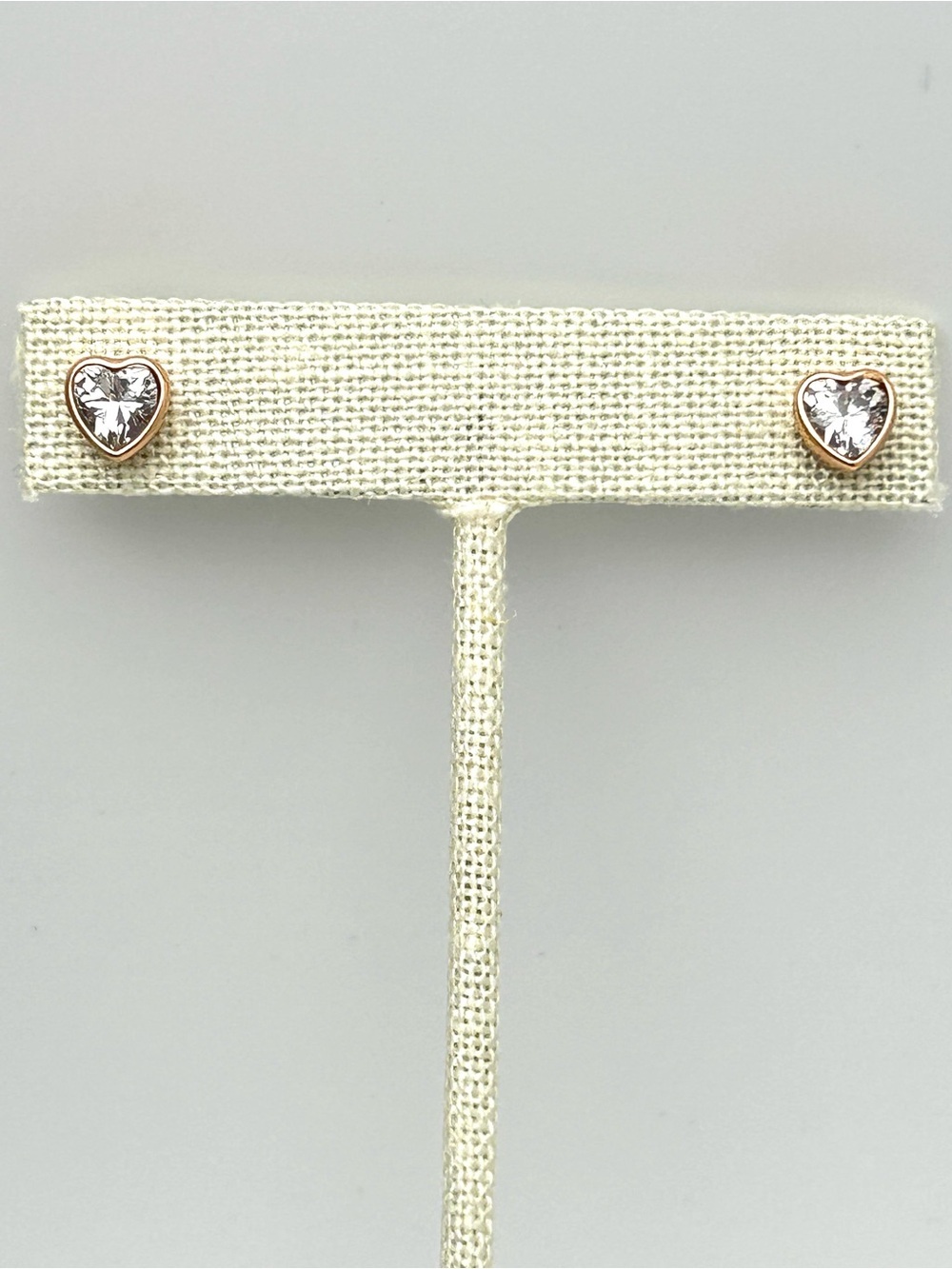 Kate Spade Rose Gold Heart Stud Earrings